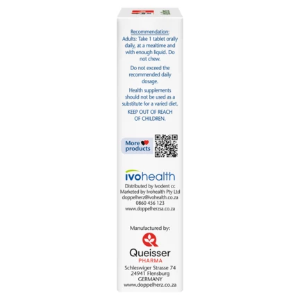 Illustration of the product packaging Doppelherz aktiv Anti-Stress side view left